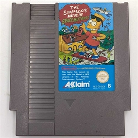 The Simpsons - Bart VS The Space Mutants - SCN - NES Game (B Grade) (Used)